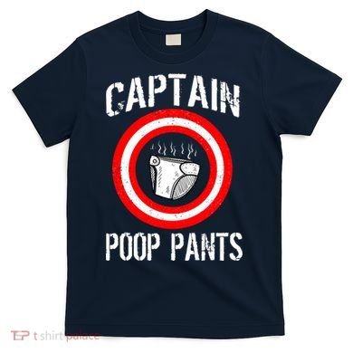 Funny Captain Poop Pants T-Shirt