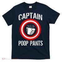 Funny Captain Poop Pants T-Shirt thumb 0