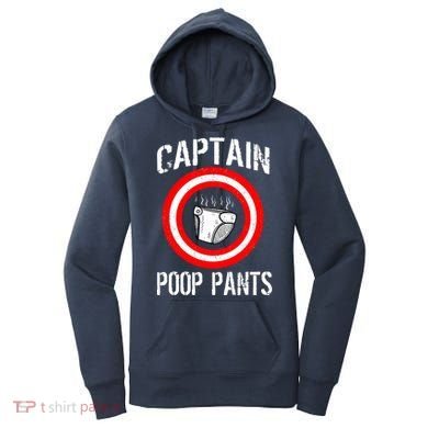 Funny Captain Poop Pants Women's Hoodie