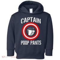Funny Captain Poop Pants Toddler Hoodie thumb 0