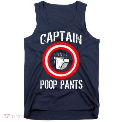 Funny Captain Poop Pants Tank Top
