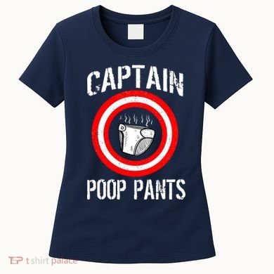 Funny Captain Poop Pants Women's T-Shirt