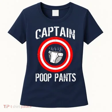 Funny Captain Poop Pants Women's T-Shirt