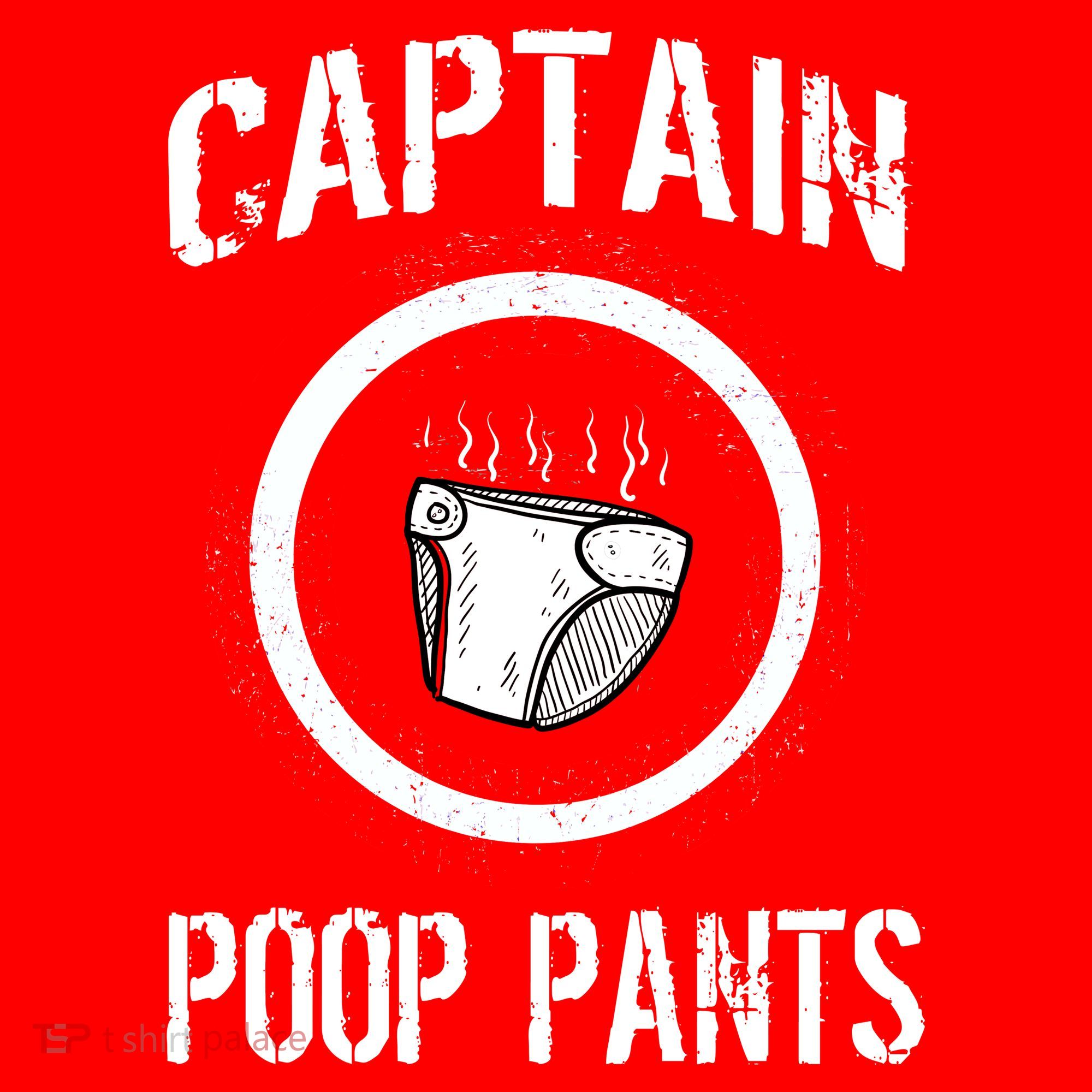 Funny Captain Poop Pants Santa Hat