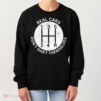Funny Car Stick Shift Women's Sweatshirt