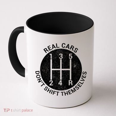 Funny Car Stick Shift Coffee Mug