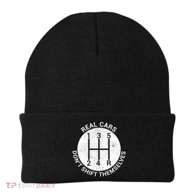 Funny Car Stick Shift Beanie