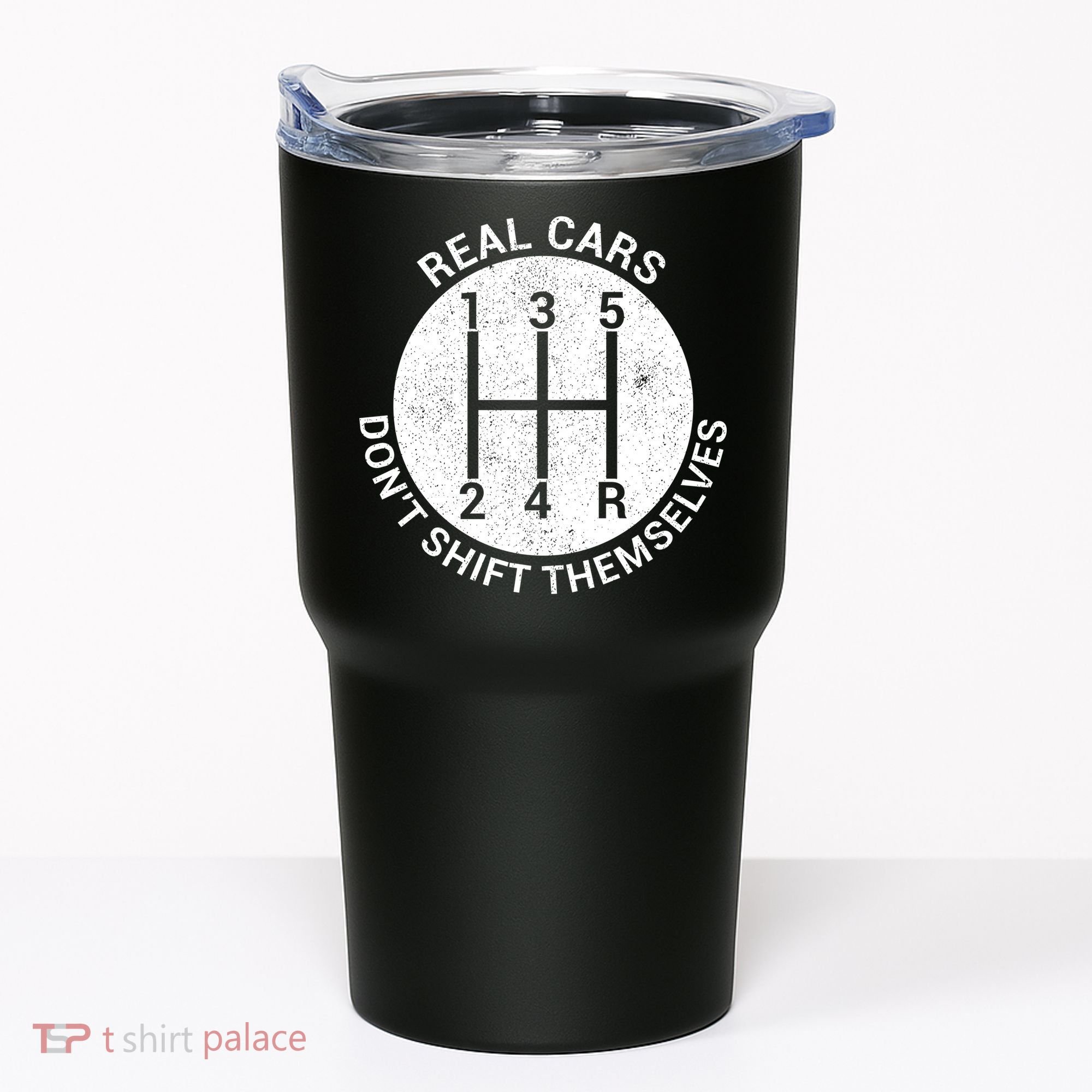 Funny Car Stick Shift Tumbler