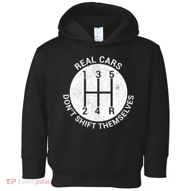 Funny Car Stick Shift Toddler Hoodie