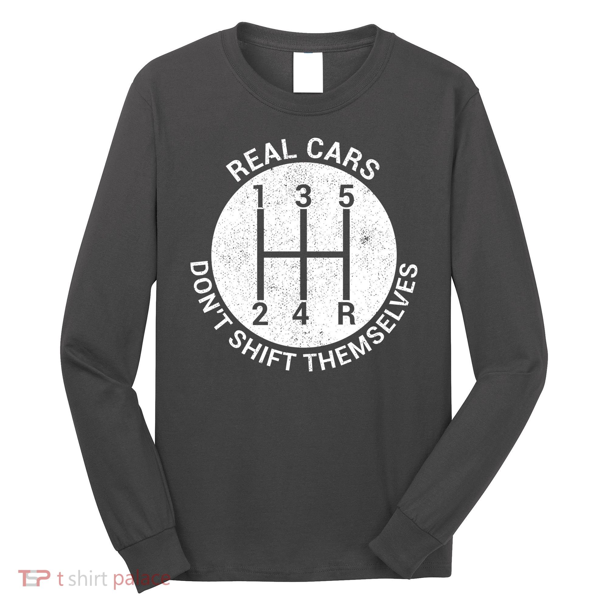 Funny Car Stick Shift Long Sleeve Shirt