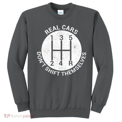Funny Car Stick Shift Sweatshirt