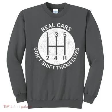 Funny Car Stick Shift Sweatshirt