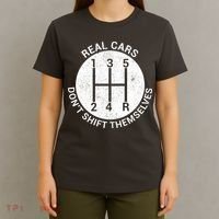 Funny Car Stick Shift T-Shirt thumb 4