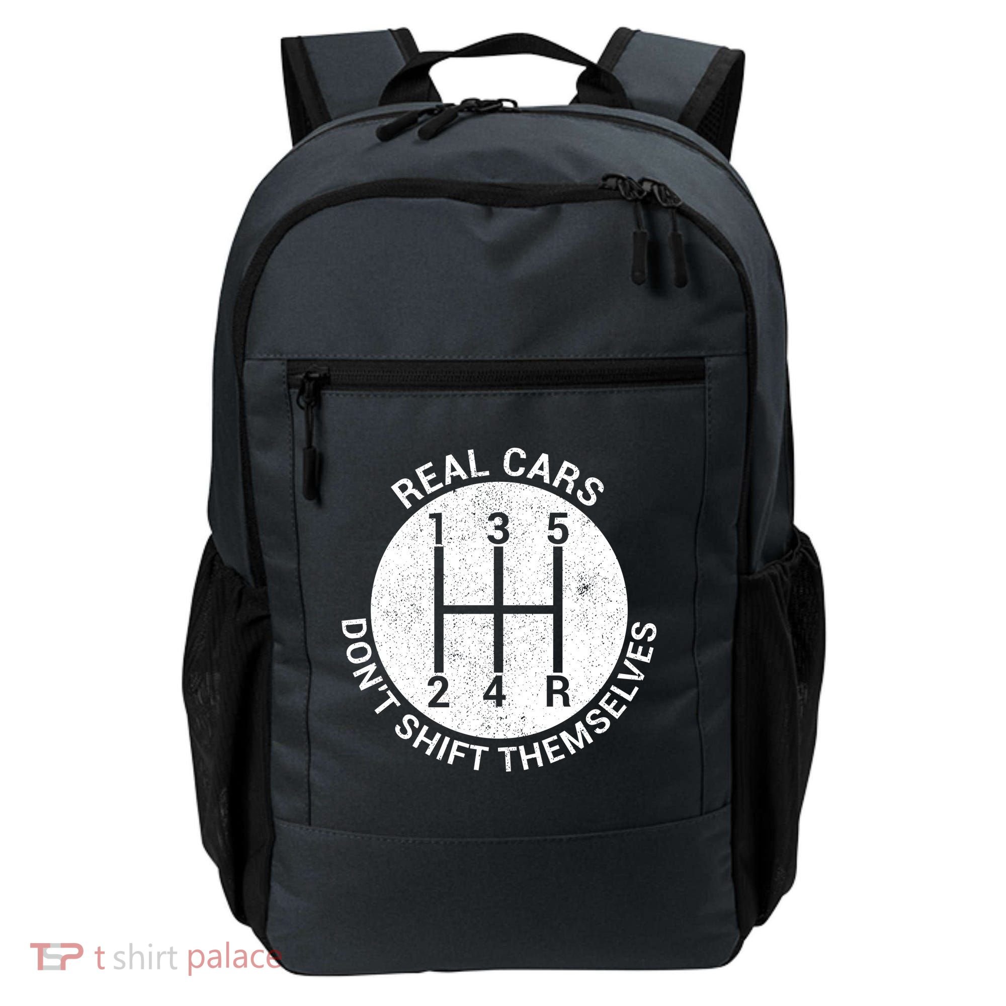 Funny Car Stick Shift Backpack