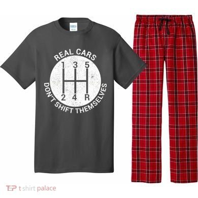 Funny Car Stick Shift Pajama Set