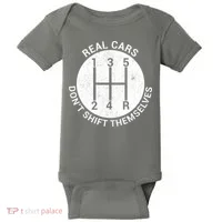 Funny Car Stick Shift Baby Bodysuit thumb 0