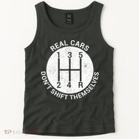Funny Car Stick Shift Tank Top thumb 2