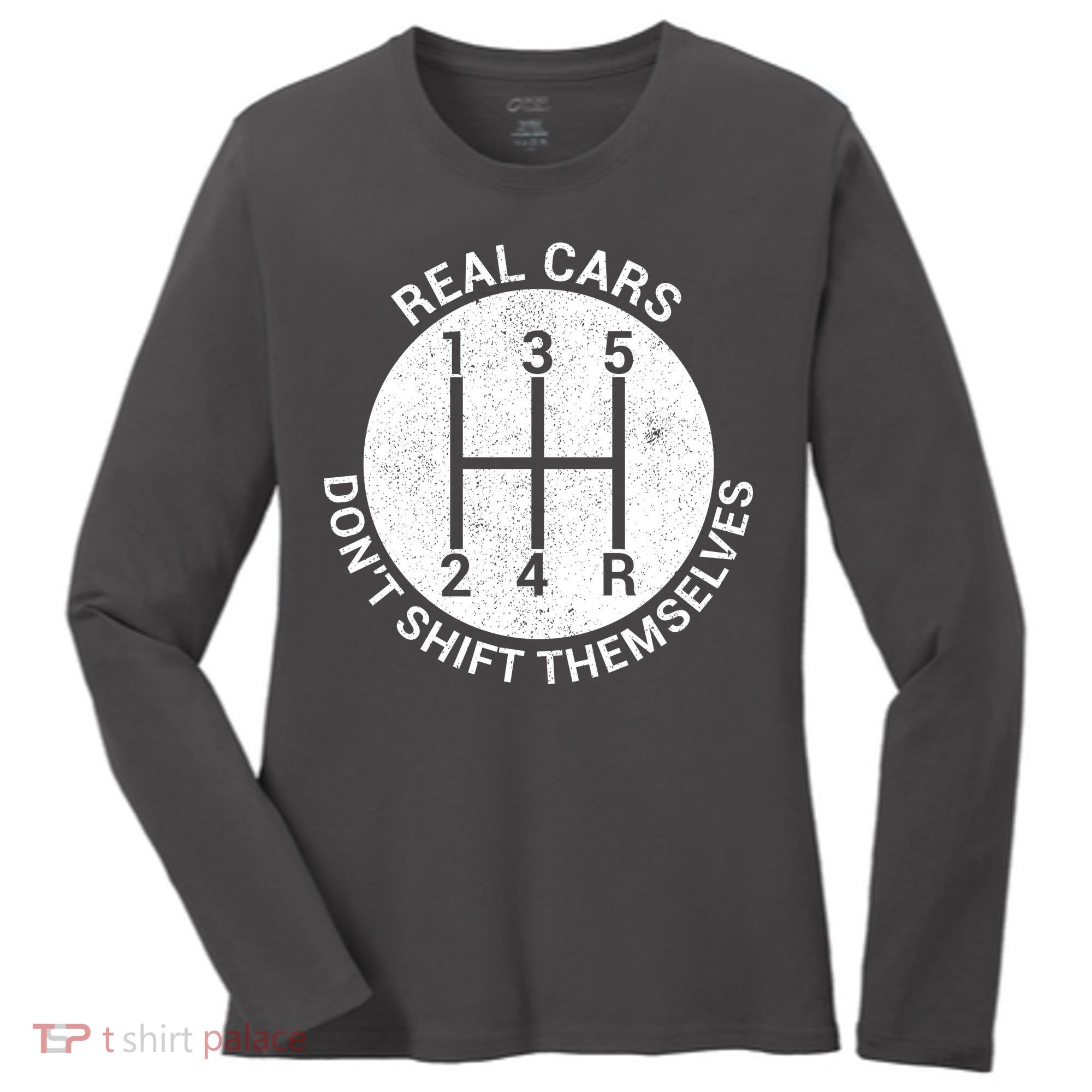 Funny Car Stick Shift Women's Long Sleeve Shirt