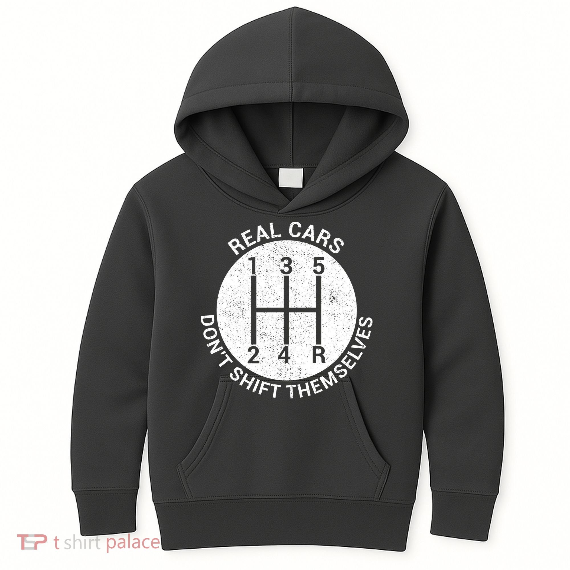 Funny Car Stick Shift Kids Hoodie