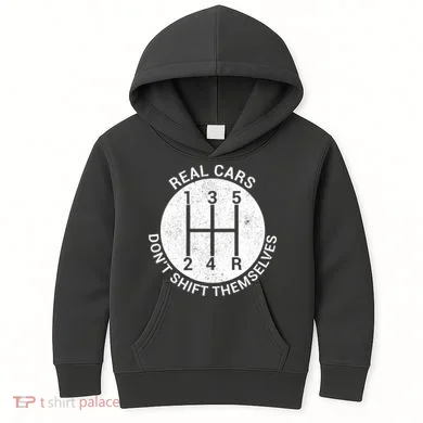Funny Car Stick Shift Kids Hoodie