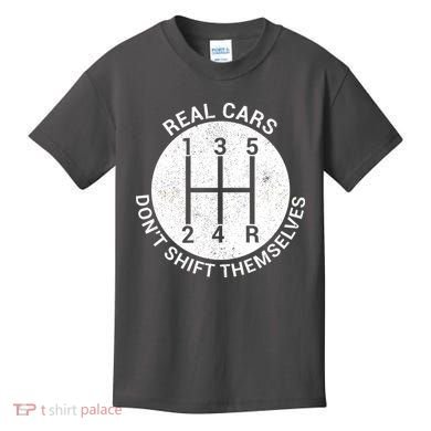 Funny Car Stick Shift Kids T-Shirt