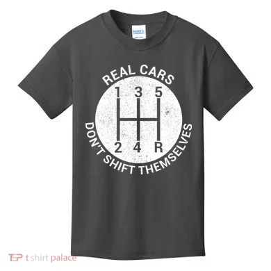 Funny Car Stick Shift Kids T-Shirt