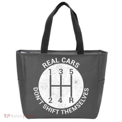 Funny Car Stick Shift Tote Bag