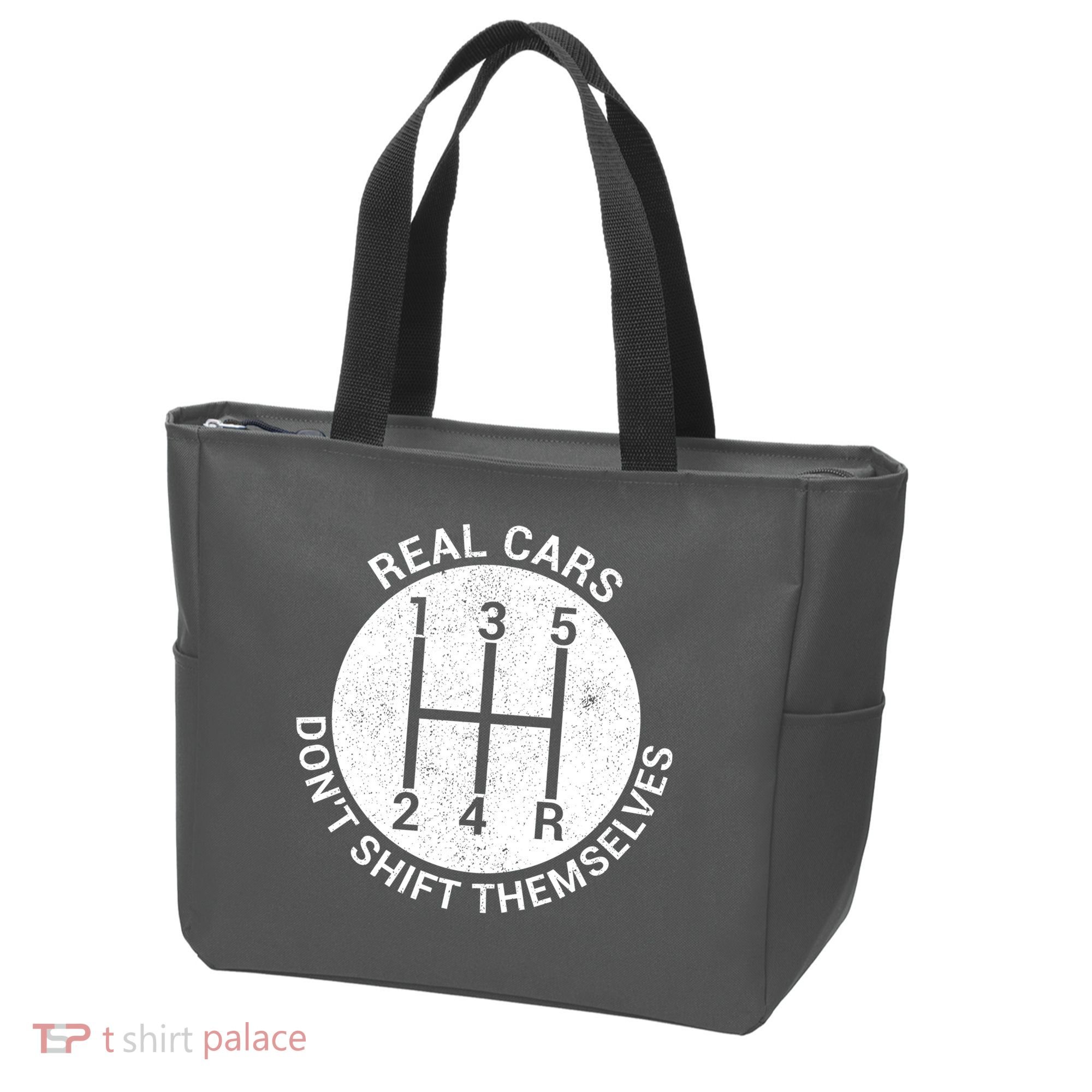 Funny Car Stick Shift Tote Bag