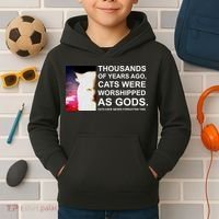 Funny Cat - Fluff You Fluffin Fluff Kids Hoodie thumb 2