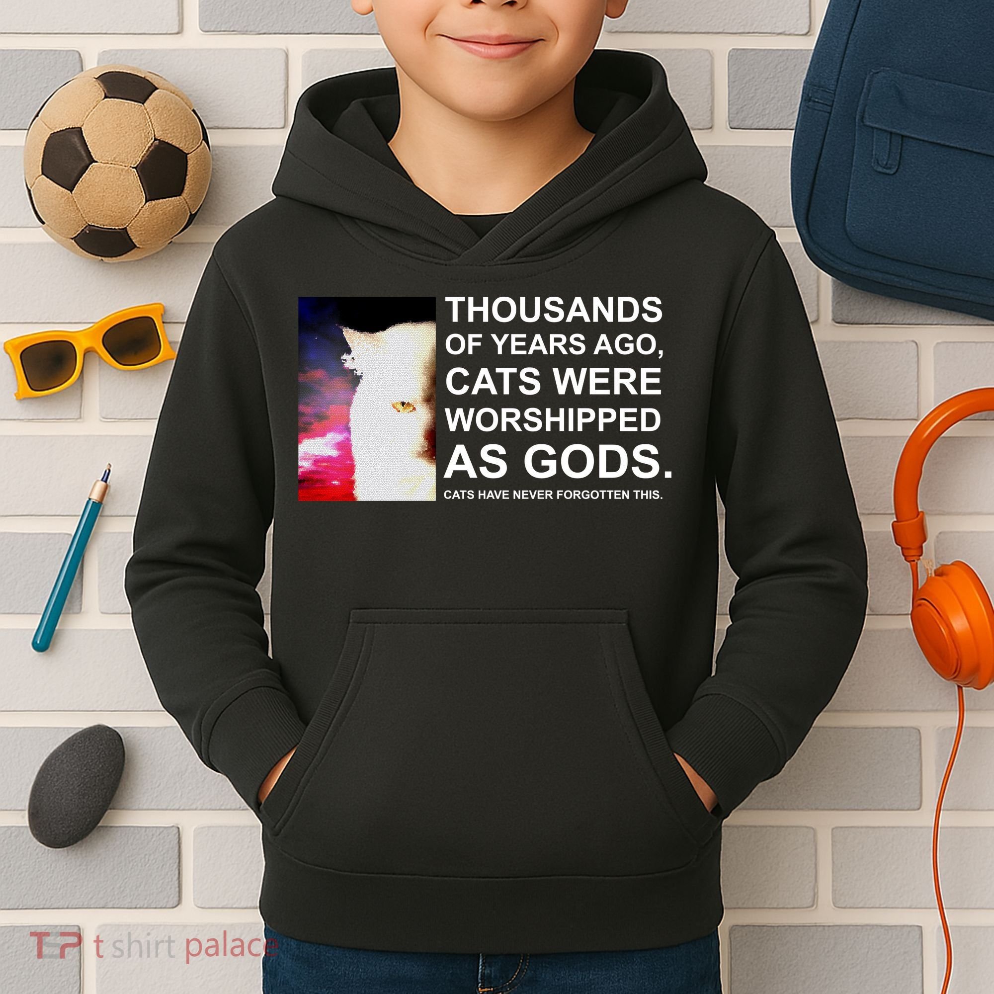 Funny Cat - Fluff You Fluffin Fluff Kids Hoodie
