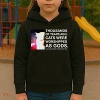 Funny Cat - Fluff You Fluffin Fluff Kids Hoodie thumb 3