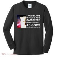 Funny Cat - Fluff You Fluffin Fluff Kids Long Sleeve Shirt thumb 0