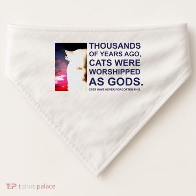 Funny Cat USA-Made Doggie Bandana