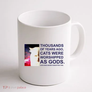Funny Cat Coffee Mug back