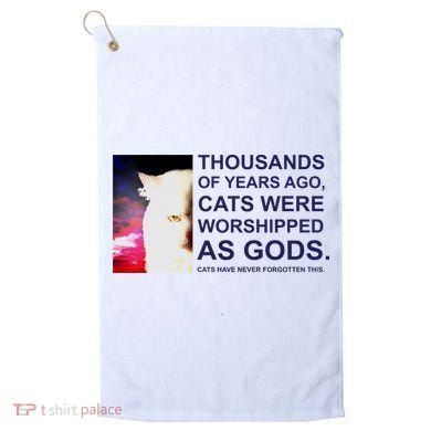 Funny Cat Golf Towel