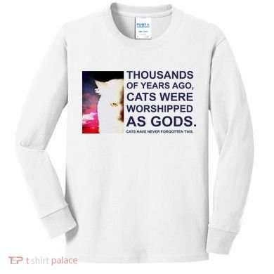 Funny Cat Kids Long Sleeve Shirt