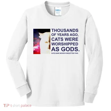 Funny Cat Kids Long Sleeve Shirt