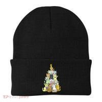 Funny Cat Christmas Tree Beanie thumb 0