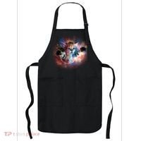 Funny Cat Floating In Space Apron thumb 0