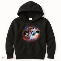 Funny Cat Floating In Space Kids Hoodie thumb 0