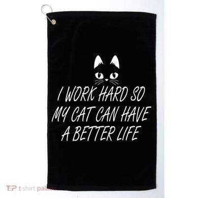 Funny Cat Meme Golf Towel