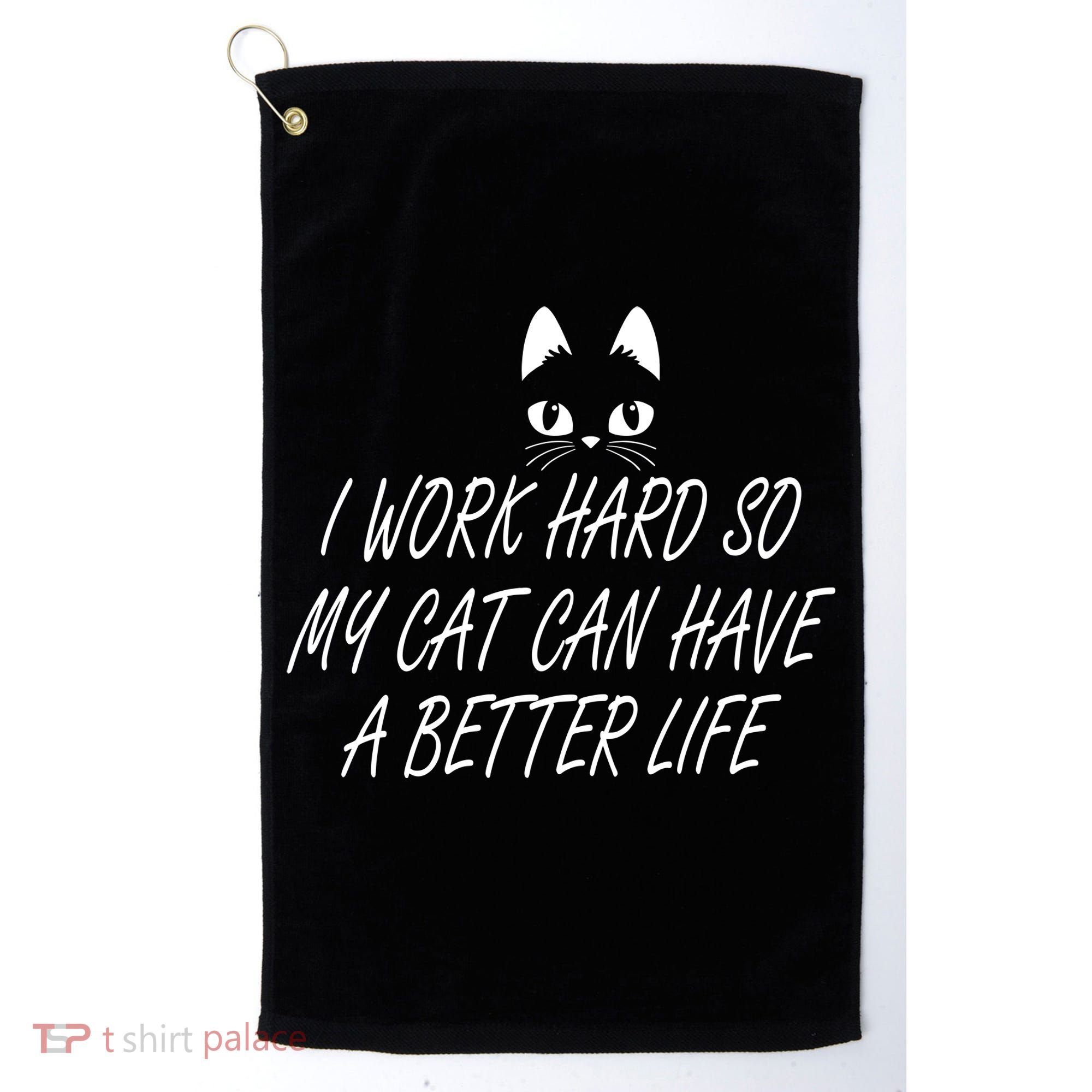 Funny Cat Meme Golf Towel