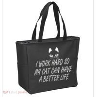 Funny Cat Meme Tote Bag thumb 2
