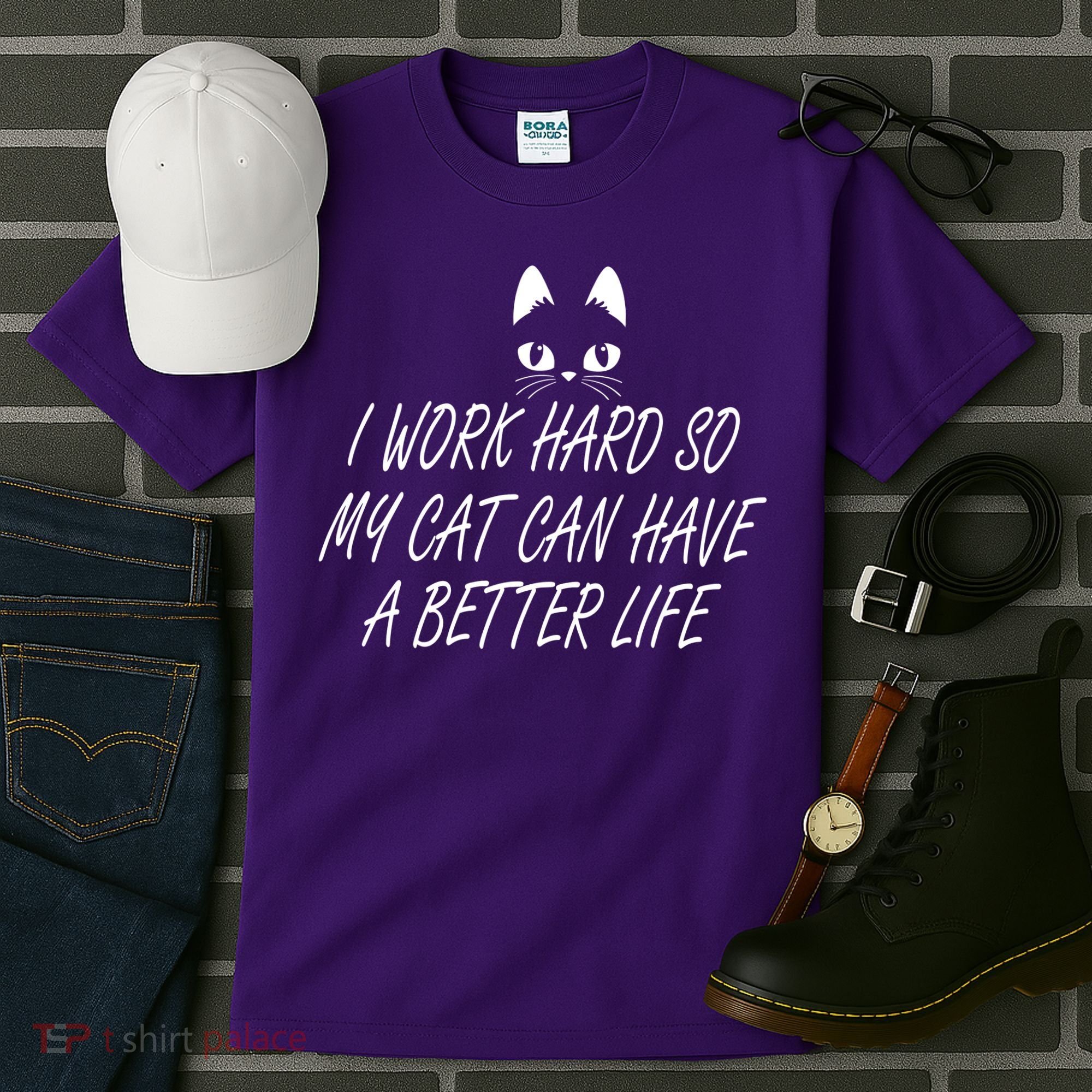 Funny Cat Meme Tall T-Shirt