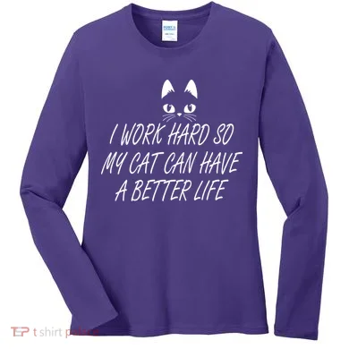 Funny Cat Meme Women's Long Sleeve Shirt
