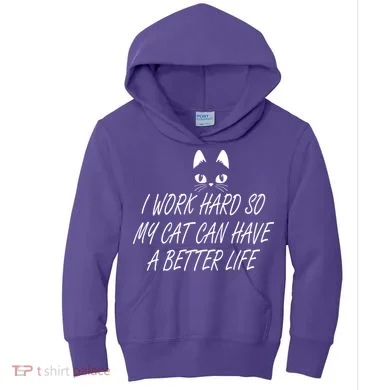 Funny Cat Meme Kids Hoodie