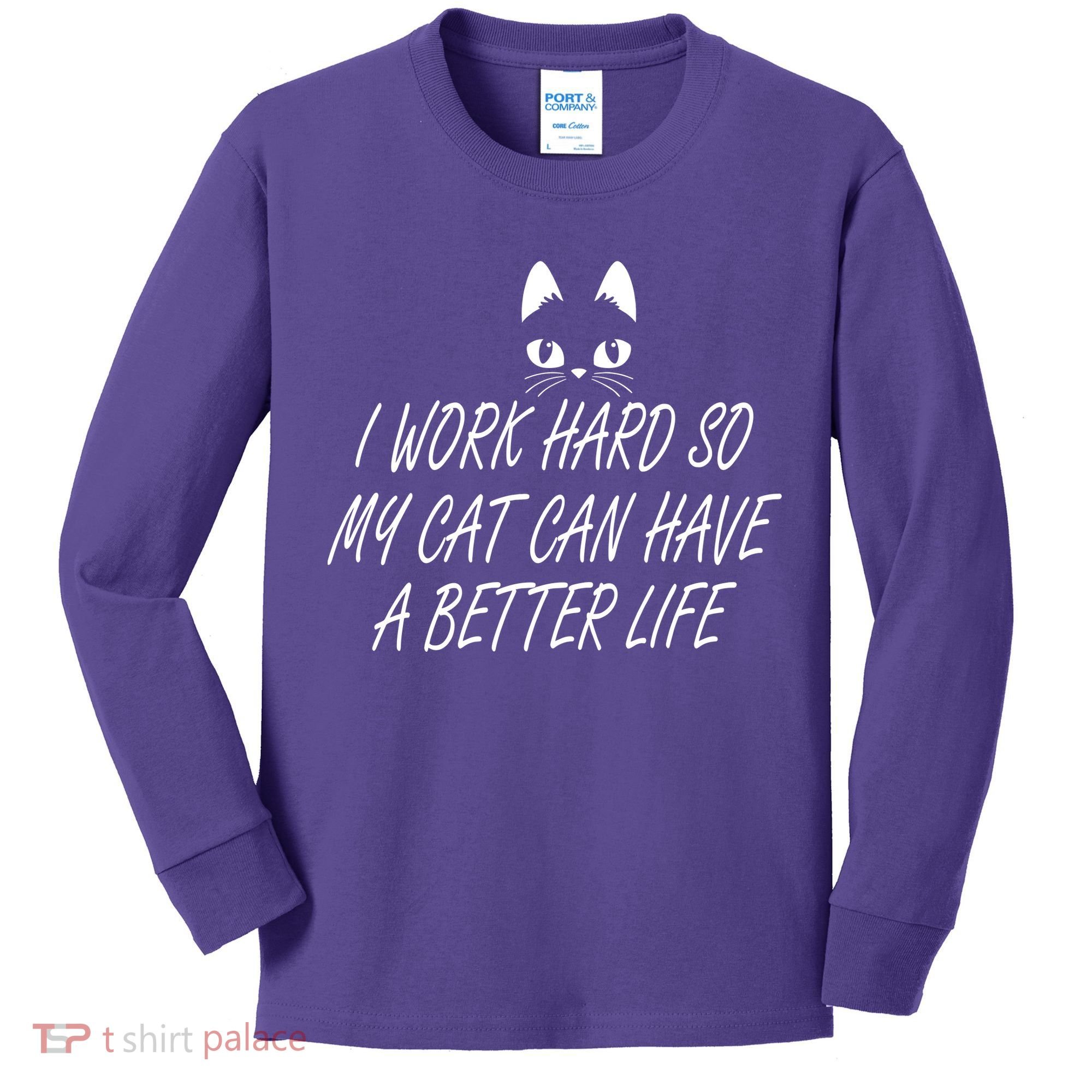 Funny Cat Meme Kids Long Sleeve Shirt