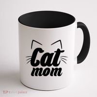 Funny Cat Mom  Cat Lover Coffee Mug thumb 1