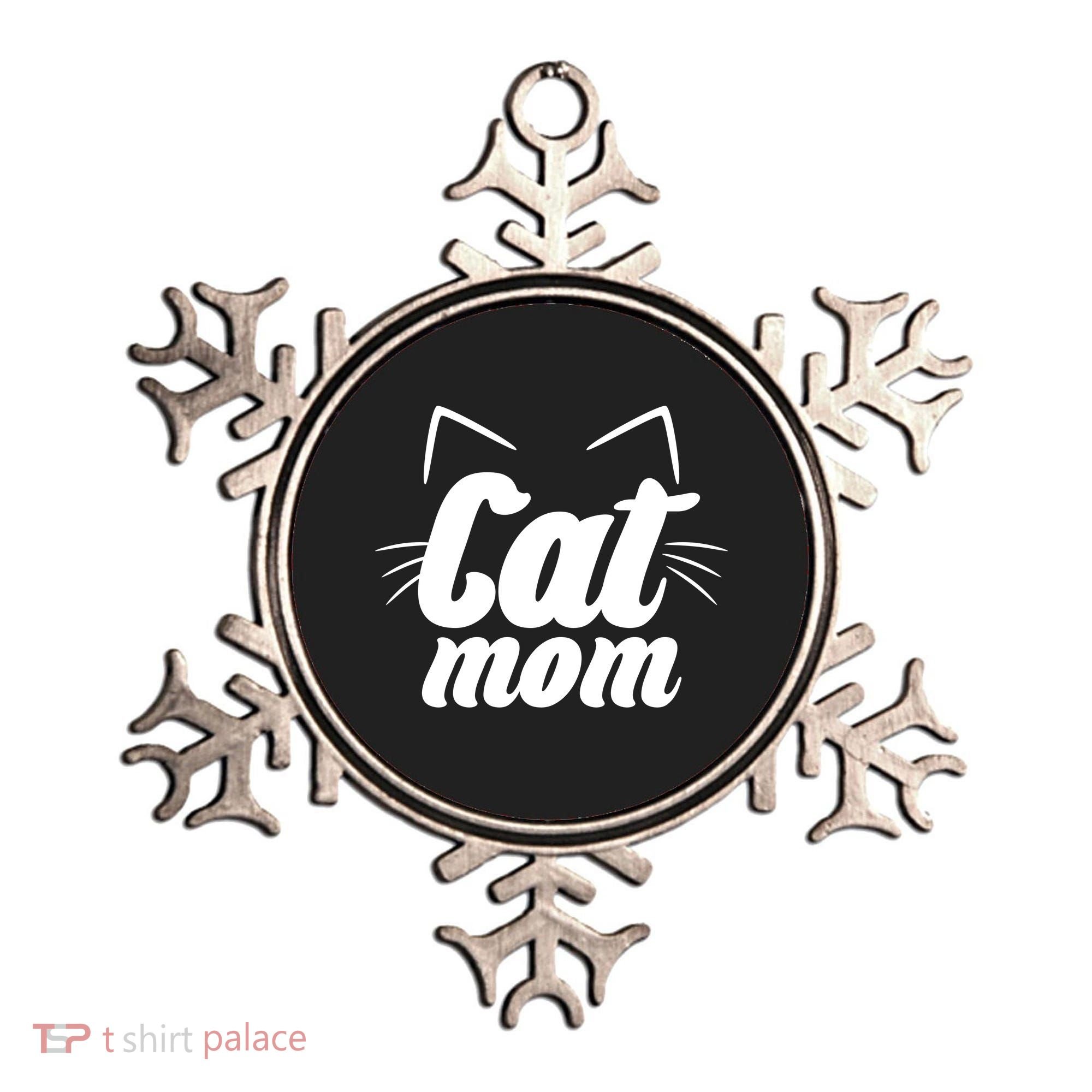 Funny Cat Mom  Cat Lover Ornament