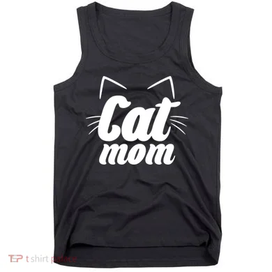 Funny Cat Mom Cat Lover Tank Top